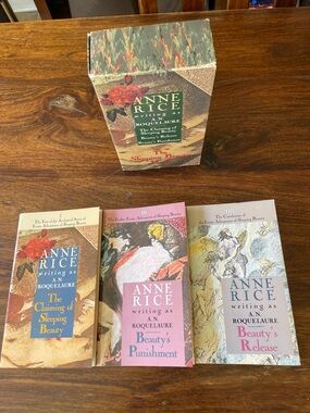 3 Adventures of Sleeping Beauty Books Boxed Set Anne Rice A.N. Roquelaure